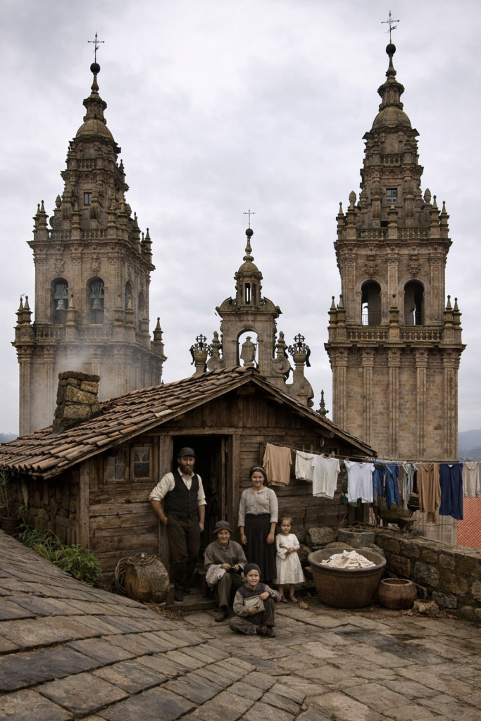 Viviendo en los tejados de la Catedral de Santiago de Compostela