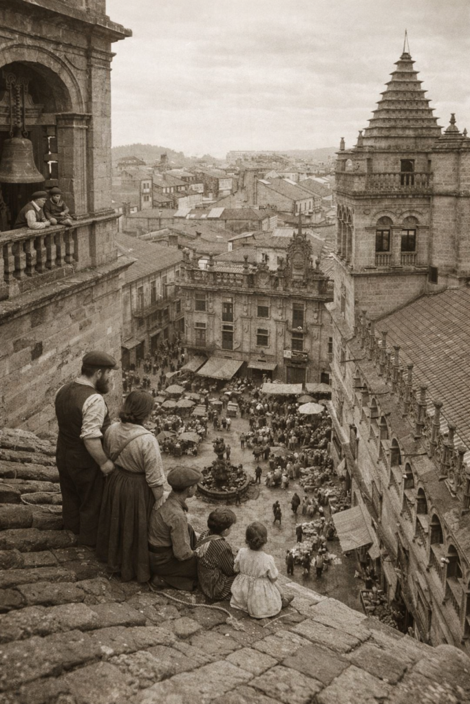 Viviendo en los tejados de la Catedral de Santiago de Compostela